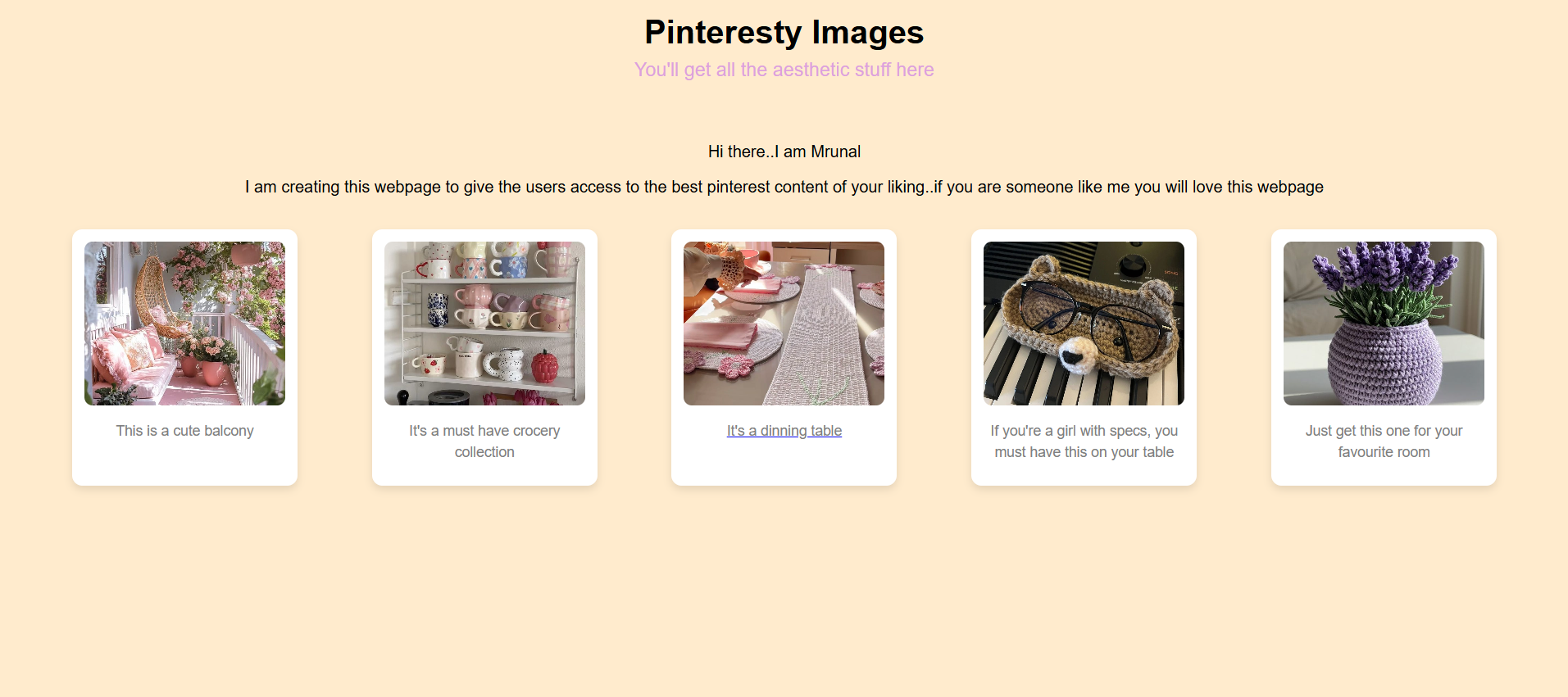 Pinterest UI Clone